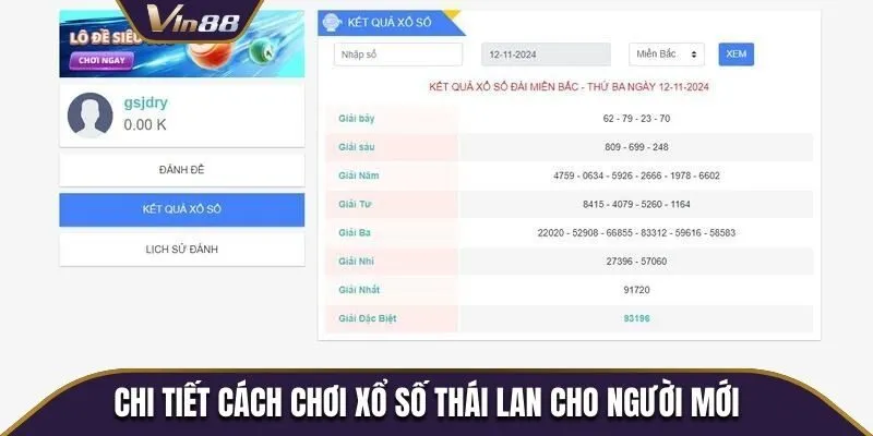 Chi tiết cách chơi xổ số Thái Lan cho người mới